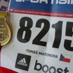 Sportisimo 1/2Maraton Praha 2014 - moje číslo a medaile